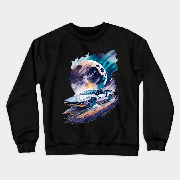 Summer Art DMC DeLorean Crewneck Sweatshirt by Shop Goods